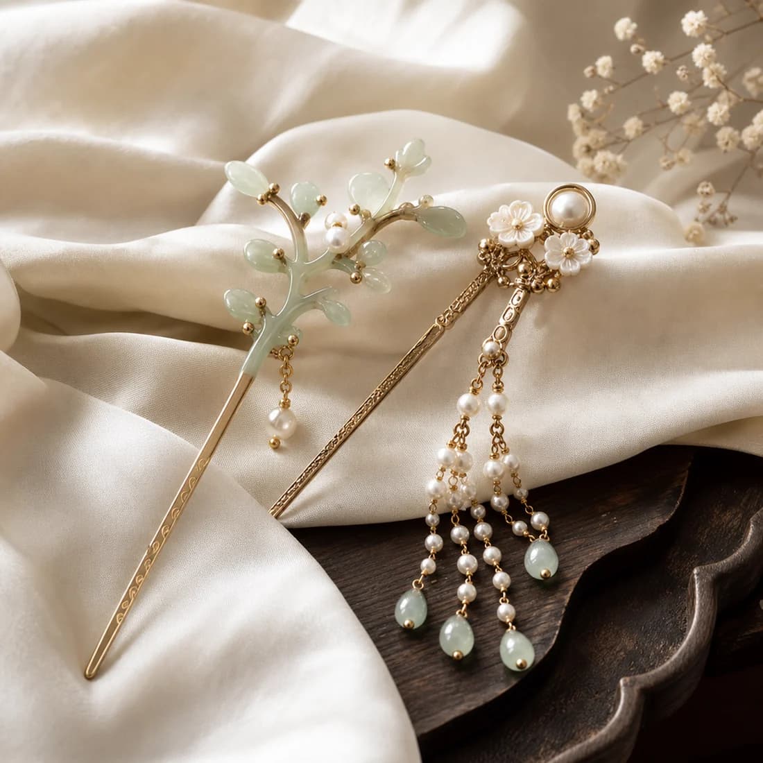 Pearl Lotus Pin — Yunbin Atelier